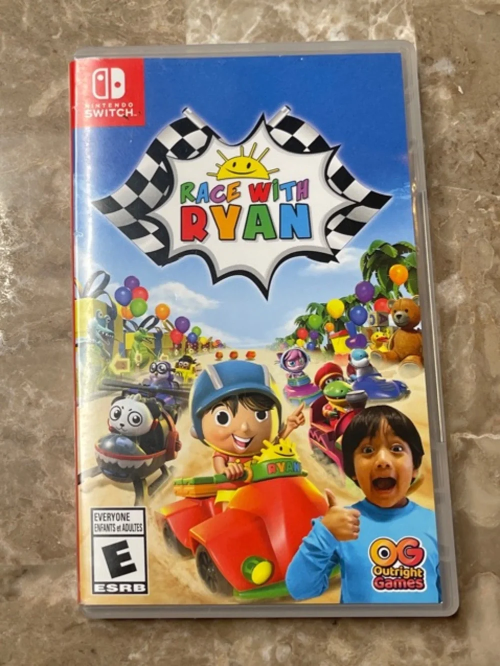 Nintendo Switch Race With Ryan — Bright Blue Cover Artwork